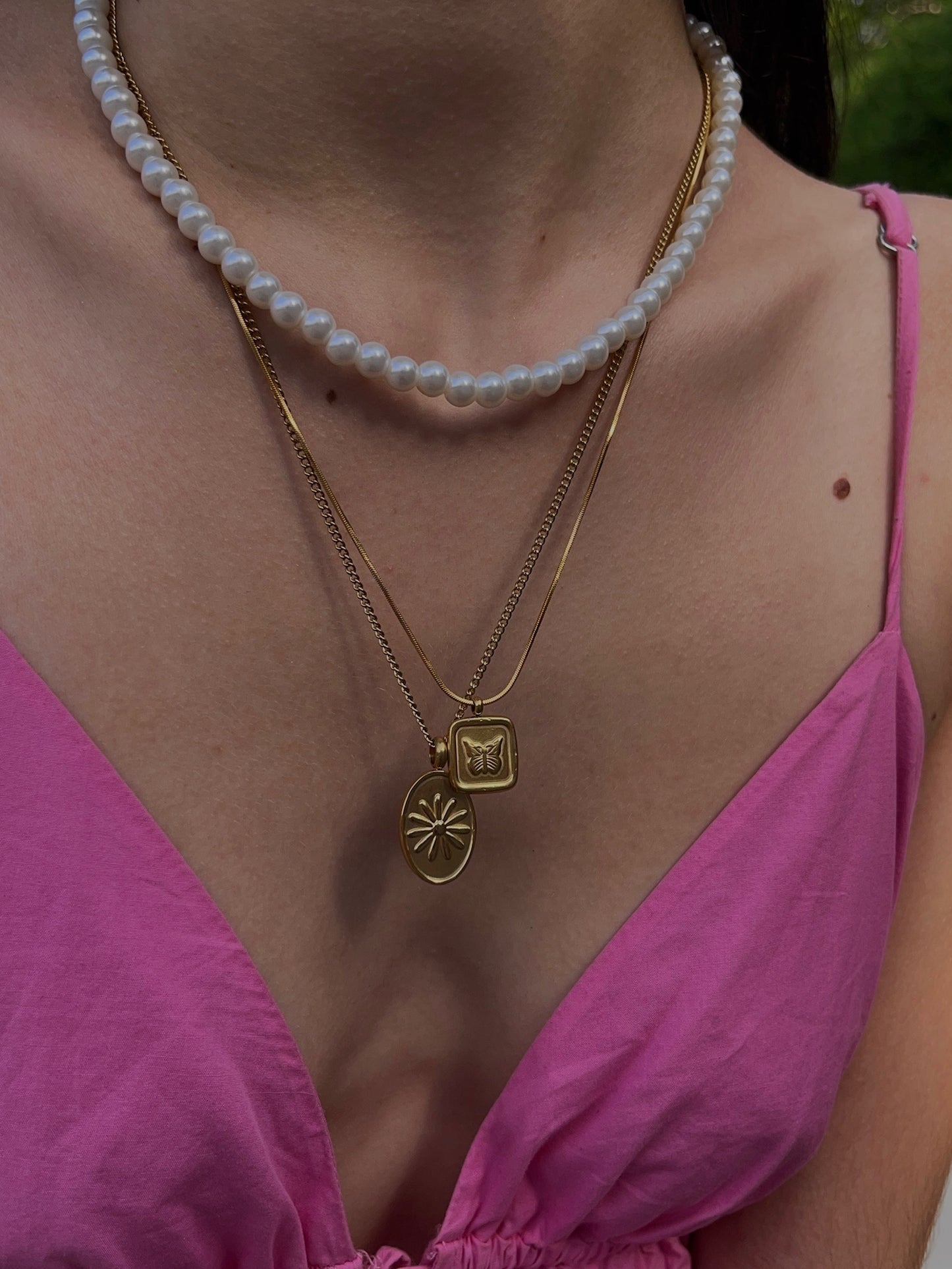 Belly Butterflies Necklace