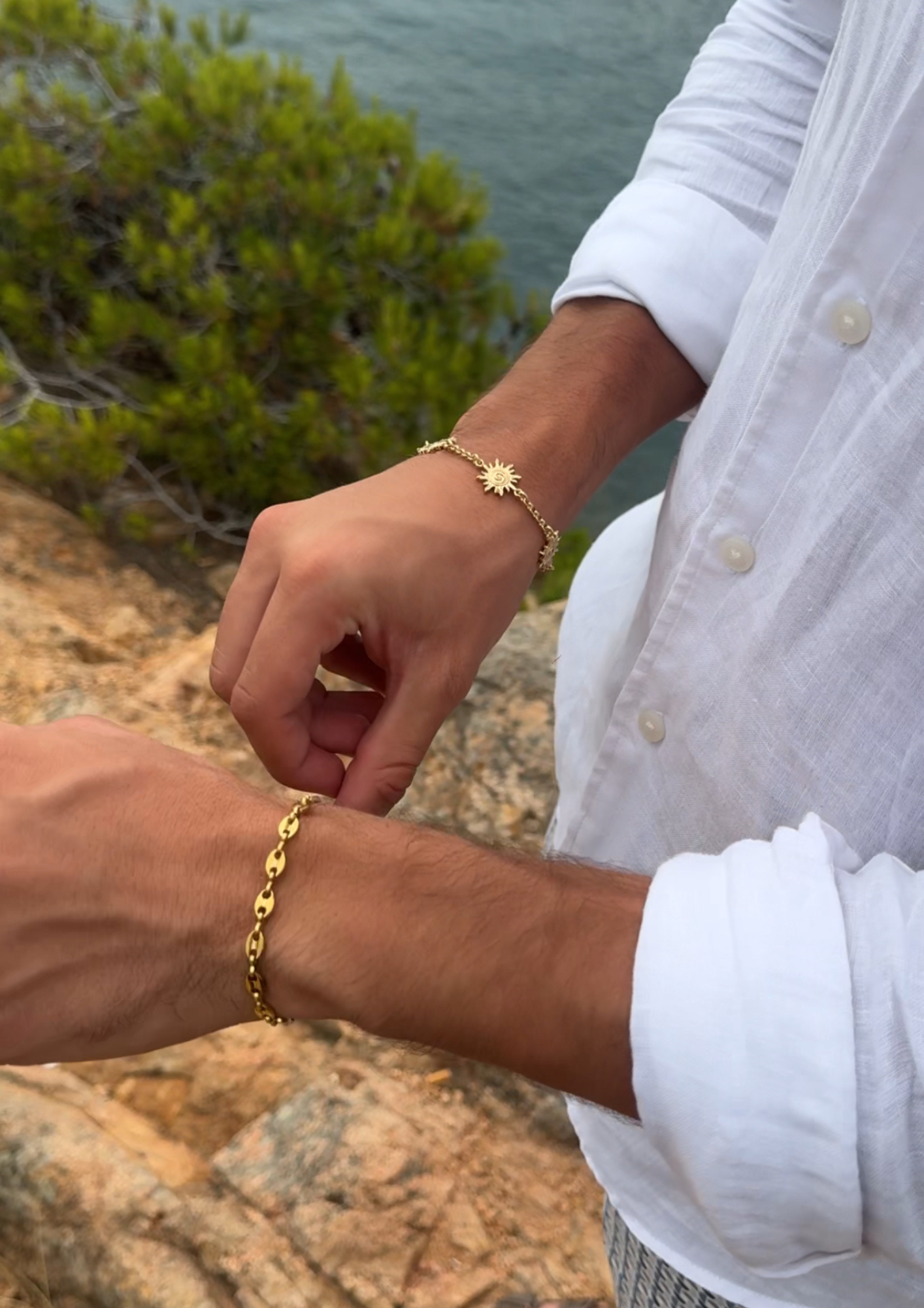 Sunset Chained Bracelet